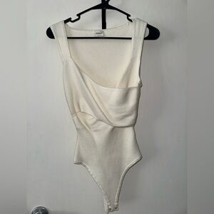 Abercrombie & Fitch Off-White Shapewear Bodysuit